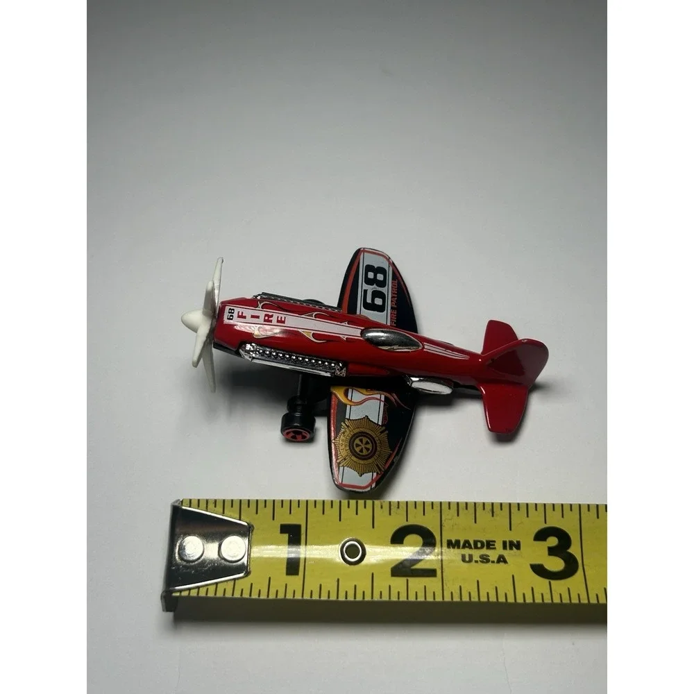 Hot Wheels C2719 Fire Patrol 68 Propeller Plane Die Cast Airplane Diecast 2003